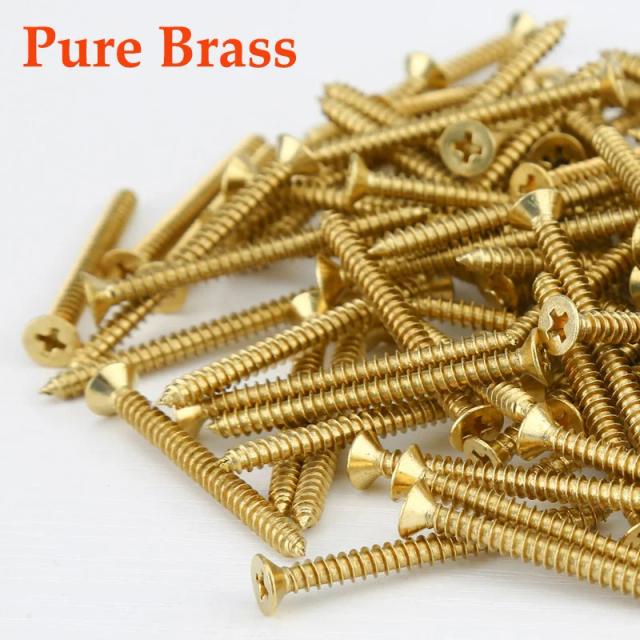Parafusos Phillips Latão Escareado M2-M5
