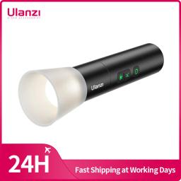 Ulanzi-LM07 Zoomable Fotografia Fill Light, Vídeo Lanterna, Luz Ambiente, 1,4 ''Thread, Camera Stand Cage - Image 1