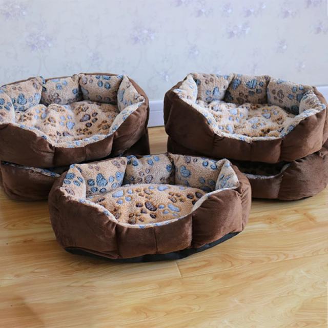 Cama de Pelúcia Confortável para Gatos em Tamanhos Grande, Médio e Pequeno - Sofá, Esteira e Cesta de 37x32cm