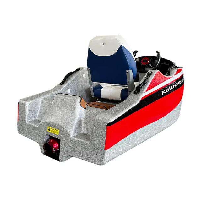 Barco Elétrico Lancha de Água Adulto Alta Velocidade Mini Barco Motor Duplo Barco Surf Elétrico