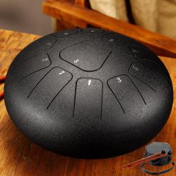 Hluru-aço língua tambor, tambor etéreo para iniciantes, percussão de Tom, Handpan Tang, 8 ", 11 notas, chave F - Image 6
