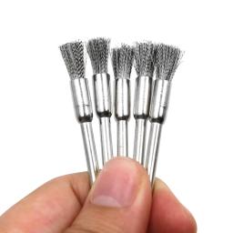 Roda de arame Cup Brush Set, Broca Polimento Dremel Ferramentas, 3mm Shank para Power Die Grinder, Ferramenta Elétrica Abrasiva Rotativa - Image 2