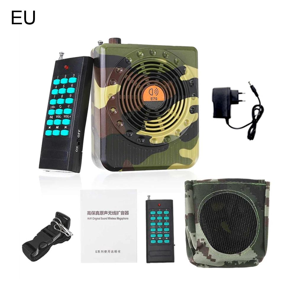 Portátil Recarregável Controle Remoto Caça Amplificador, Universal Outdoor Amplificadores de Som, Caça Acessório, Dispositivos de Som, Plug UE - Image 1