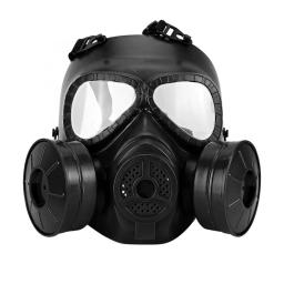 Tactical Máscara Facial Completa Respirável Airsoft Paintball CS Wargame Esportes Proteção Caça Tiro Engrenagem Acessórios - Image 5