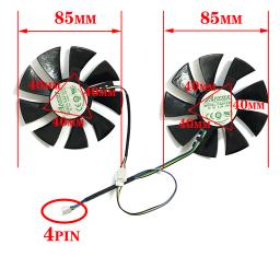 85MM 4PIN DC 12V 0.35A GA91S2H GFY09010E12SPA Zotac GTX1060 GPU Cooler Para Zotac AMP GTX 1060 Ventilador de resfriamento gráfico - Image 2