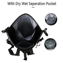 PVC impermeável natação saco, leve praia mochila, pesca canoagem caiaque armazenamento, deriva rafting sacos, seco saco, 25L - Image 5
