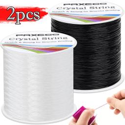 100/200m cabo elástico miçangas fio estiramento corda fibra artesanato linha para fazer jóias diy contas de semente pônei contas pulseiras - Image 1
