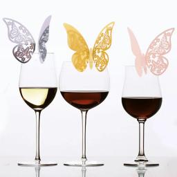 Nome Do Lugar Do Cartão, Cartões De Festa De Borboleta, Marca De Mesa, Aniversário, Casamento, Festa, Decorações De Bar, Presentes, 20Pcs - Image 3