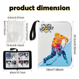 Binder Trading Card com 3 Anéis, Protetores para Álbuns e Hóquei - Image 6