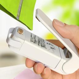 Mini saco de calor máquina selagem pacote aferidor sacos de plástico térmico saco de alimentos fechamento portátil aferidor embalagem acessórios cozinha - Image 1