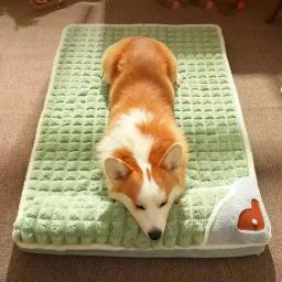 Cama ortopédica removível para cães e gatos, lavável à máquina, espuma de memória, almofada para cachorros, pequena, média, grande, inverno - Image 5