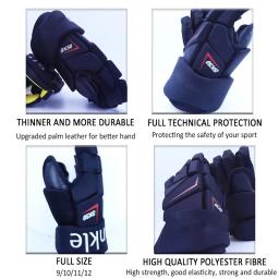 Luvas de hóquei duráveis e leves, equipamento de proteção para lacrosse, ajuste perfeito para jovens, júnior, sênior - Image 3