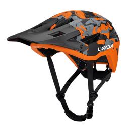 Lixada-Capacete de bicicleta com viseira removível para homens e mulheres, capacete de ciclismo, MTB Road Bike, mostrador ajustável, aberturas 14Air, 55-61cm - Image 1