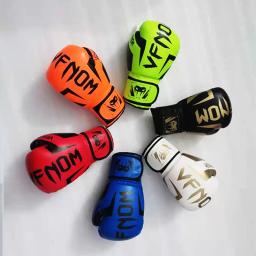 Luvas de Boxe Profissionais para Adultos e Crianças, Treinamento Sanda, Muay Thai, Combate, Fitness, Boxe, Esportes, Taekwondo, PU, 6 oz, 12oz - Image 3