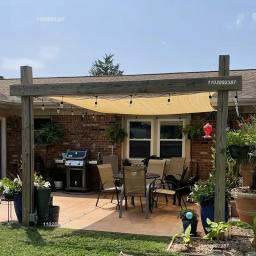Alta Densidade Polietileno Sombra Pano, Toldo Sunshade Net, Jardim, Camping, Caminhadas, Barraca Do Carro, Jardinagem, Protetor Solar, Bege - Image 6