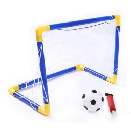Mini Folding Soccer Goal Post Net Set, Jogo em casa, Futebol, Frame, Indoor, Outdoor, Child Game Brinquedos, Peças leves - Image 1
