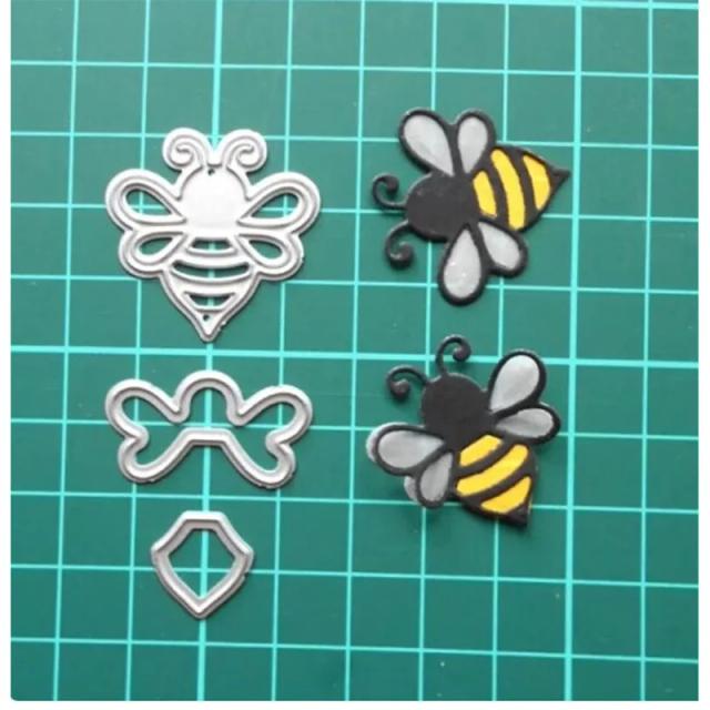 Corte de Metal para Scrapbooking DIY: Decoração de Abelha, Álbum de Fotos e Cartões Artesanais