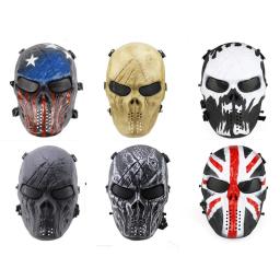 Máscara do crânio para airsoft e paintball, acessórios esportivos para jogos cs, malha olho escudo, capitão legião wildfire - Image 3