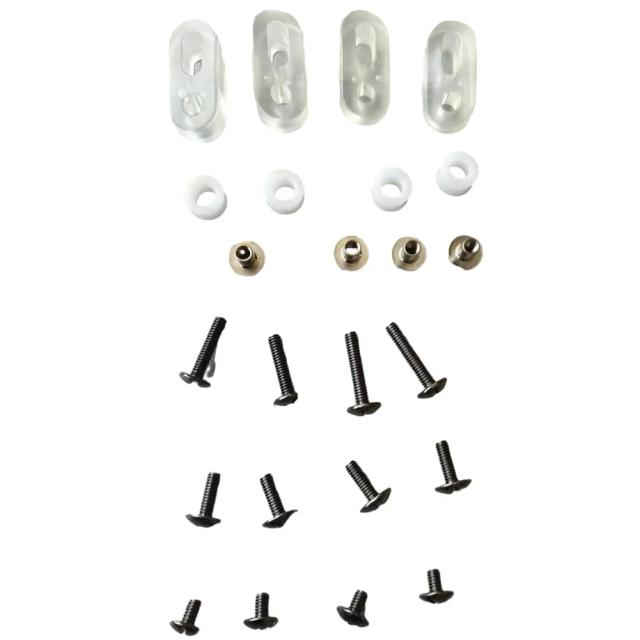 Kit Completo de Reparo para Capacete de Hóquei no Gelo com Parafusos, Porcas, Viseiras e Acessórios para Goleiros e Esportes ao Ar Livre
