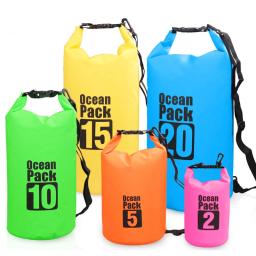 Roadfisher totalmente impermeável 10l/20l/30l saco de viagem seco molhado separação armazenamento caso telefone mochila para praia natação deriva - Image 1