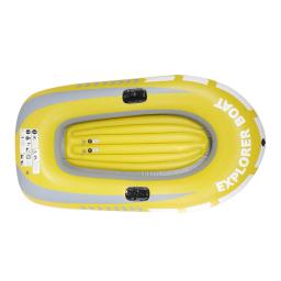 Canoa inflável do PVC para a pesca e a deriva, 2 pessoas, Remo Air Boat - Image 2