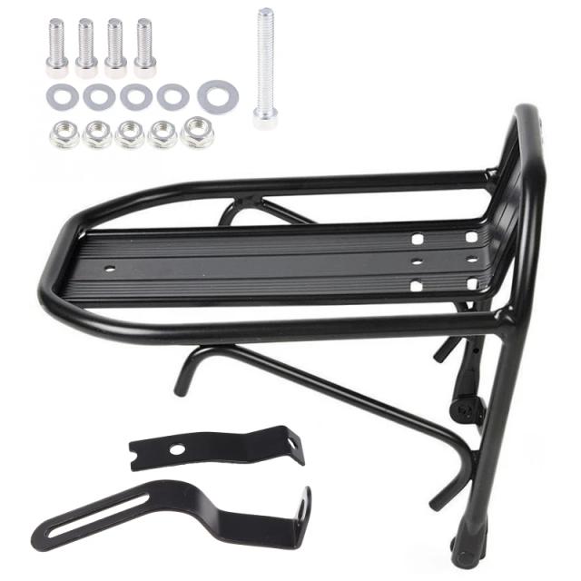 Suporte Dianteiro para Bicicleta de Montanha: Rack de Ciclismo para Transporte de Panniers e Bagagem