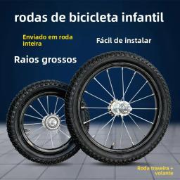 Conjunto de aro de roda de pneu de bicicleta infantil, 2/4/6/20 unidades, montagem de roda dianteira e traseira, acório... - Image 3