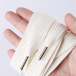Cadarços de calçados esportivos para mulheres, Cordas de tênis, Cadarços Unisex, Largos e Grossos, Acessórios para Sapatos, 130cm - Image 2