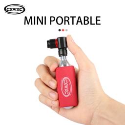 CXWXC-CNC Aluminum Bicycle Pump, CO2 Inflator, Schrader Presta Valve, MTB Road Bike, Bike Emergency Acessórios - Image 4