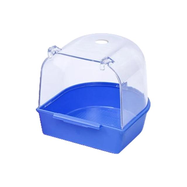 Banheira de Banho para Pássaros com Vista Clara - Acessório Ideal para Gaiolas de Periquitos e Papagaios