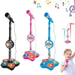 Microfone musical com música popular, brinquedos de instrumentos musicais, treinamento cerebral, brinquedo educativo, presente de aniversário para menino e menina - Image 1