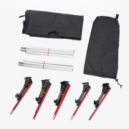 Ultralight Folding Camping Cot, Travel Camp Bed, Almofada de dormir ao ar livre, Mat, Capa de colchão para caminhadas, pesca, piquenique - Image 5