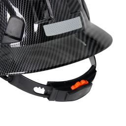 Capacete De Segurança De Borda Completa Com Óculos De Proteção, Chapéu De Construção, Adesivo Reflexivo, Protetor, Trabalhando, Equitação, Escalada, Tampa De Resgate - Image 3