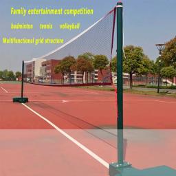 Os esportes do padrão profissional praticam a rede, exterior, badminton, tênis, voleibol, 6.1m * 0.75m - Image 1
