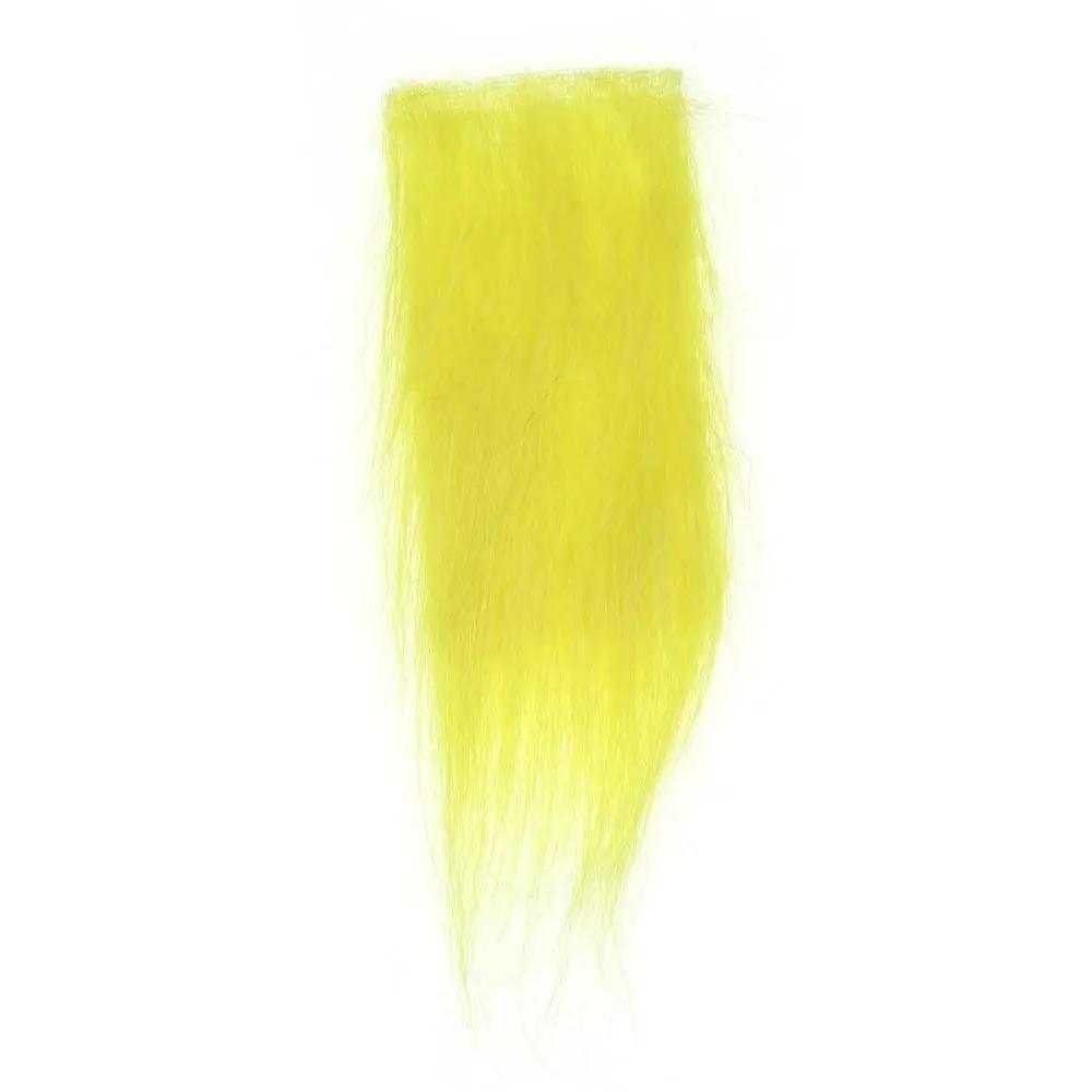 Fibras de pesca para água salgada Fly Tail, Pele artificial, Material fofo, artesanato mais longo, material sintético fofo - Image 1