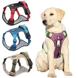 Colete de arnês reflexivo para cães, Correias de segurança ajustáveis para cães médios e grandes, Arreios ambulantes, Buldogue Francês - Image 1