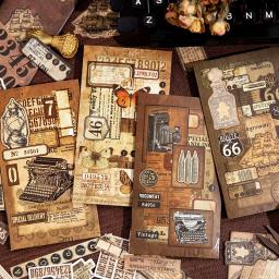 45 folhas por conjunto de notas de história almofadas de papel vintage cadernos material decorativo base de escrita scrapbook manual 160*90mm - Image 2