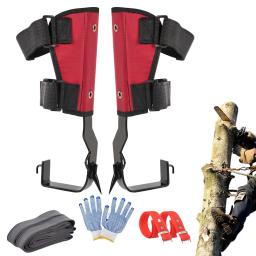 Ajustável Escalada Spikes e Nails Set com Cinto de Segurança, Corda Lanyard, Resgate, Camping, Árvore Escalada, Sobrevivência, Caça Ferramenta, Acessório - Image 3