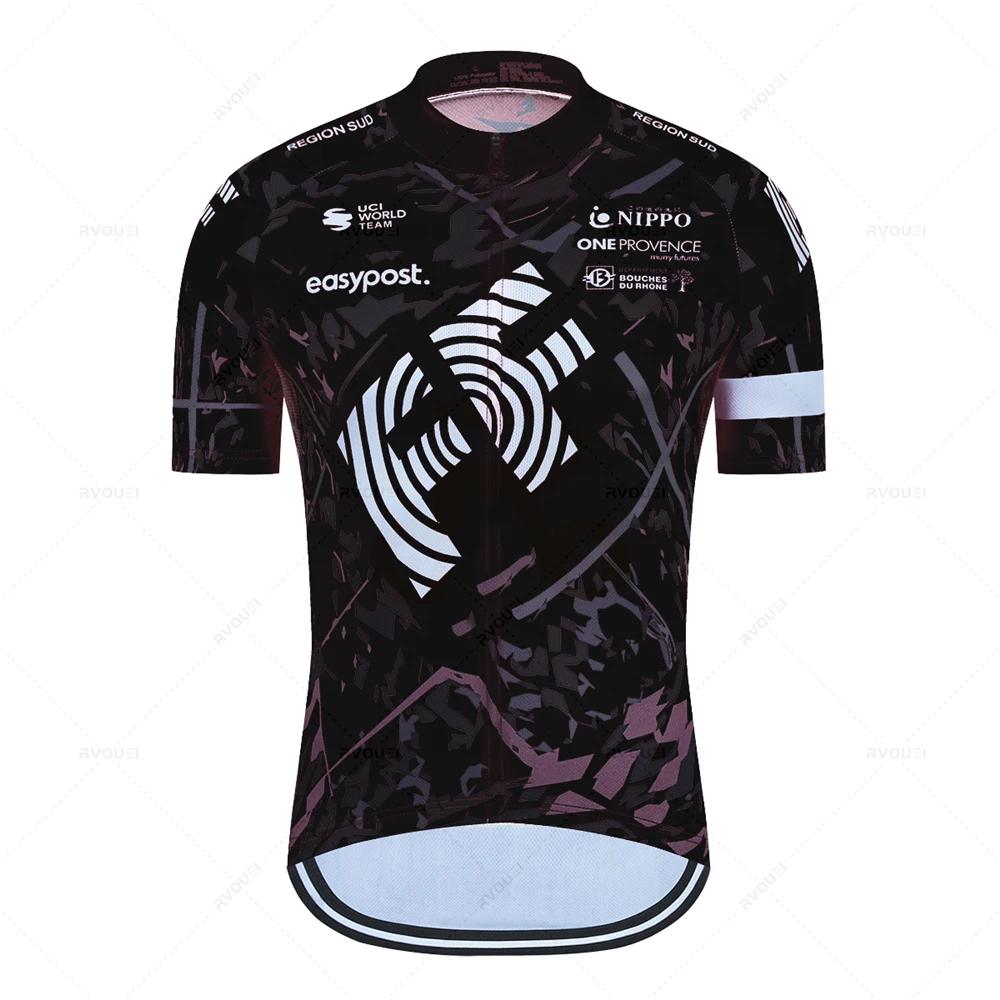 Verão Ciclismo Vestuário 2023 Nova Equipe Ropa Ciclismo Hombre Manga Curta Ciclismo Jersey Set Mtb Bicicleta Homem Uniforme Maillot Bicicleta - Image 1