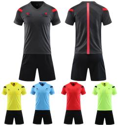 Profissional Árbitro Uniformes Para Homens, Camisolas De Futebol, Shorts, Camisa Terno, Bolso Fatos De Treino, V-Neck, Juiz Sportswear - Image 1