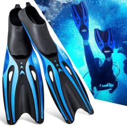 Nadadeiras de mergulho de natação antiderrapante profissional, mergulho de borracha, nadadeiras adultas, esportes aquáticos, sapatos de praia, tpr - Image 1
