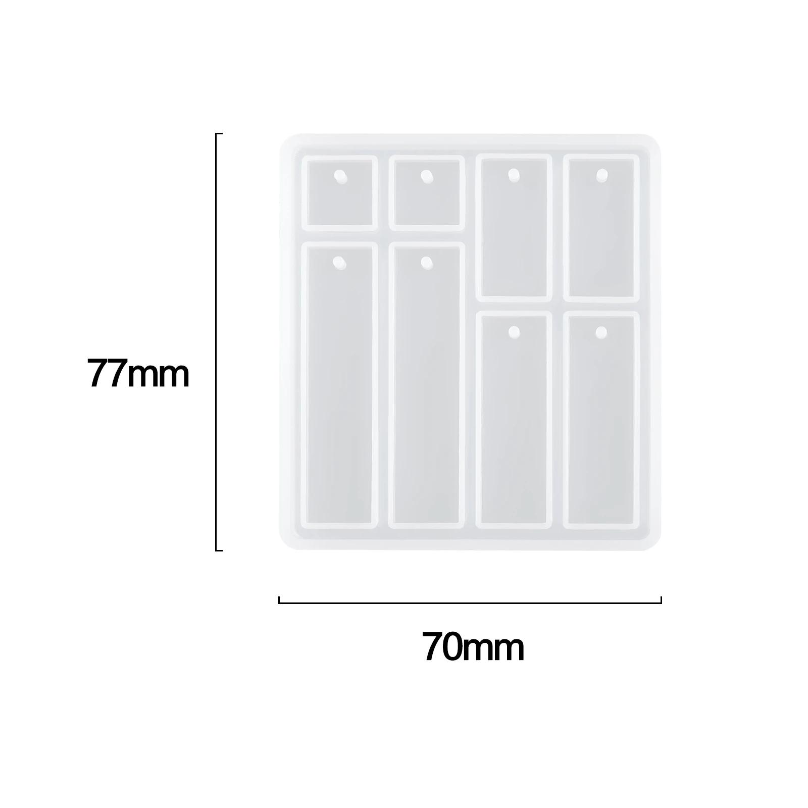 Molde De Silicone Geométrico para Fazer Jóias DIY, Brinco, Pingente, Cristal, Resina Epóxi Moldes, Chaveiro, Colar, Encantos - Image 1
