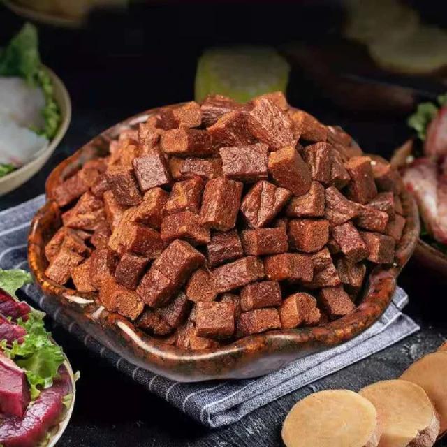 Arroz com Carne Seca para Cães Teddy Golden Retriever - Nutrição Completa com Cálcio e Petiscos - 500g
