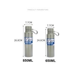 Garrafa Térmica 650ml 850ml em Aço Inoxidável Modelo Travel à Vácuo Esportes - Image 2
