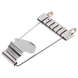 Guitarra elétrica ponte ajustável, Rosewood Base, Tailpiece Set, Jazz Acessórios - Image 4