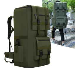 Grande mochila para caminhadas ao ar livre e acampamento para homens, mochila de escalada e trekking, sacos táticos, mala de bagagem 110L - Image 1