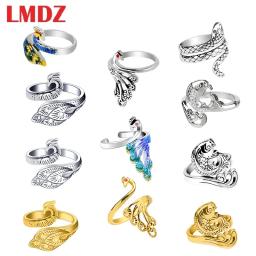 Lmdz 2 pçs diy artesanal tricô anel loop crochê dedo dedal fio guias do vintage ajustável aberto fingering ferramentas - Image 1