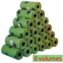 Sacos De Cocô De Cão Biodegradável, Bulk Biobase Saco Perfumado, Sacos Degradáveis Cat Waste, Eco-Friendly, Outdoor Home Clean Pet Supplies - Image 1