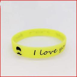 Pulseiras luminosas de silicone para casais, brilham no escuro, envoltório esportivo, pulseira de borracha, pulseiras de brilho, 2 peças - Image 6