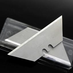 Conjunto de lâmina trapezoidal de aço carbono, 10 peças, lâmina de substituição, arte, artesanato, cortador, multifuncional, ferramentas manuais de corte - Image 4